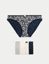 Marks & Spencer "5pk Cotton Lycra® Printed Bikini Knickers"